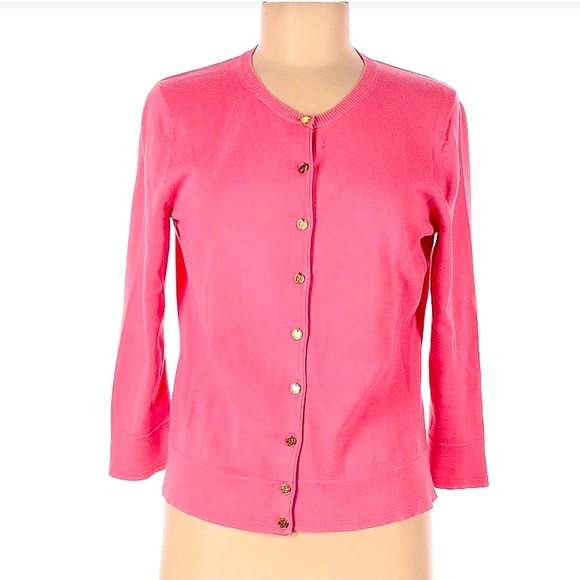 Lilly Pulitzer Sweaters - Lilly Pulitzer - Paley Cardigan Pink Salmon- Size Medium